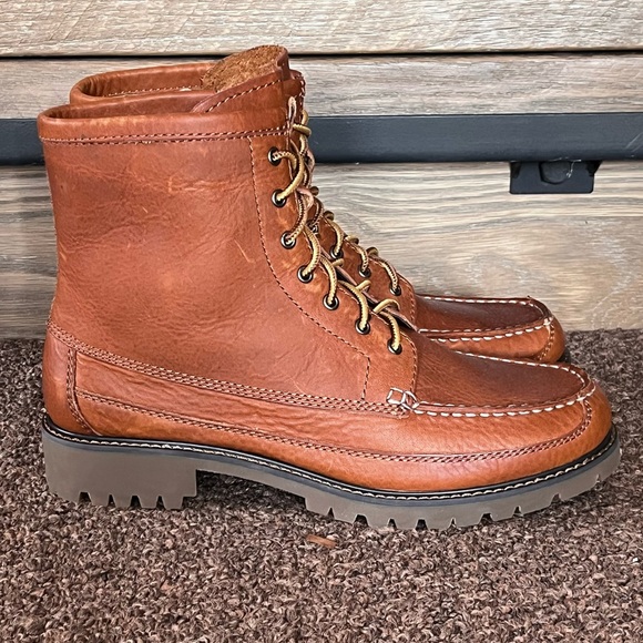 Eastland Charlie water resistant leather boots women's Size 8.5 - Picture 8 of 16